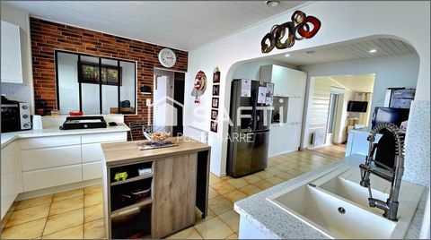 Lumineuse maison de plain-pied avec jardin clos