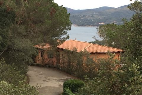 REDUCED BY €100,000! (price was €490,000) 4 - Bedroom villa with stunning sea view and private garden situated within the estate of Le Picchiaie Resort in the Elba Island. The villa is on two floors and it is currently divided into 3 self-contained u...
