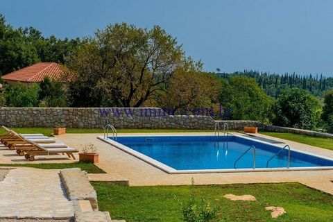 Beautiful stone villa for sale located in a small coastal town near Dubrovnik. The villa has two floors connected by an internal wooden spiral staircase with a wrought iron railing. The interior of the ground floor is lined with stone which gives a s...