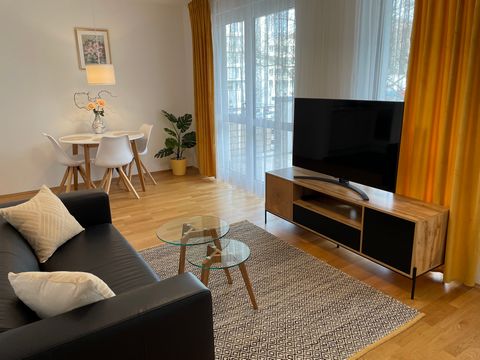 First occupancy: Chic furnished 2-room apartment with balcony, Internet and washing machine in a central location in an apartment building in Wiesbaden Southeast. Wiesbaden Central Station is in the immediate vicinity and public transport and shops f...