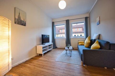 Welcome to HejU, which offers you everything for a great short or long stay in Lübeck: → Newly furnished → comfortable double bed → Smart TV with NETFLIX → NESPRESSO coffee machine with milk frother. → kitchen → washing machine → parking spaces direc...