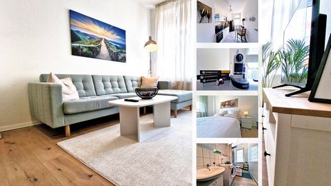 Welcome to HappySide in Leipzig! Our flat has everything you need for a great stay: → a cosy bed measuring 1.60m x 2m → 50-inch smart TV with NETFLIX→ free WLAN→ NESPRESSO coffee machine → Fully equipped kitchenette → Washing machine → Very good publ...
