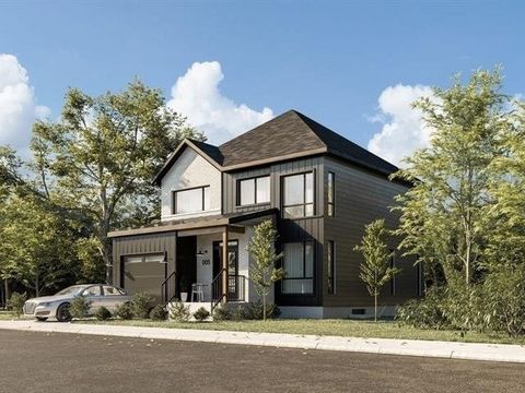 NEW HOUSE located in the heart of L'Ange-Gardien less than 10 minutes from the Laurentides exit of the A50. The CALIFORNIA model offers you a 2-storey house of 1794 sq.ft., 4 bedrooms, 1.5 bathrooms, an attached garage, beautiful windows and a qualit...
