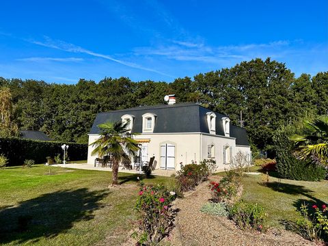 Dpt (49), à vendre maison contemporaine 4 chambres proche bords de Loire