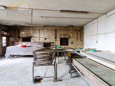 Bakery with its own manufacture, located in the center of Vidigueira, with 4 divisions, large store, factory with two old wood ovens, a modern electric oven (as is), sanitary facilities, changing rooms, annex, garage and backyard. Energy Rating: Exem...