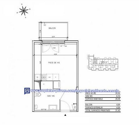 QUIMPER - 29000 - STUDIO - UNE ADRESSE VERDOYANTE ET APAISANTE - POUR Y HABITER OU INVESTIR - 110 000 euros Dans un quartier paisible et parfaitement équipé en transports, commerces et écoles, cette adresse connectée se trouve à moins de 10 min à vél...