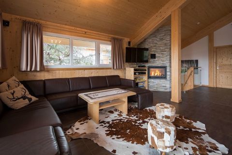 Welcome to this expansive 130 m² solid wood chalet, perfect for large groups or family gatherings. Accommodating up to 16 guests, this charming retreat combines traditional alpine elegance with modern amenities. Step out onto the balcony to enjoy stu...