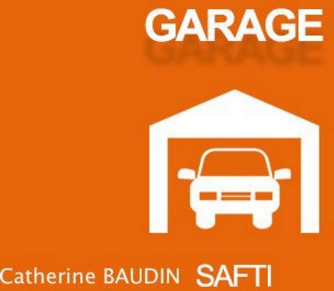 Nouveauté Catherine BAUDIN Dans le sous-sol d'une petite résidence sécurisée, dan le quartier de La Genette Avenue Edmond Grasset, je vous propose un garage fermé d'une superficie de 19.30 m2 avec porte basculante manuelle (hauteur 2.4m) N'hésitez pa...