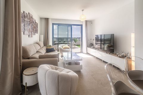 Beautiful apartment with three bedrooms two bathrooms and a large wardrobe with panoramic sea views located near the Dona Julia golf courses and just 300 meters from Playa Ancha The apartment was completed at the end of 2023 and has been equipped wit...