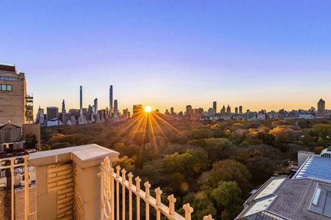 Descubra la máxima elegancia con esta obra maestra del ático Beaux-Arts, con majestuosas vistas a Central Park y al Met. Imagínese una residencia que captura la esencia de un castillo francés, que ofrece impresionantes vistas del Louvre desde su terr...