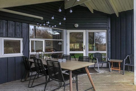 Wunderschön gelegenes Ferienhaus im hübschen Ferienhausgebiet bei Ristinge. Liegt etwa 20 km von der Kleinstadt Rudkøbing mit Einkaufsmöglichkeiten und Restaurants entfernt. Das Ferienhaus verfügt über drei Schlafzimmer und ein Badezimmer mit Badewan...