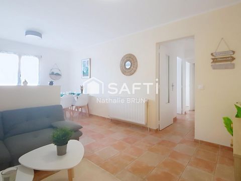 Appartement T3 de 49m² rénové, cour, stationnement