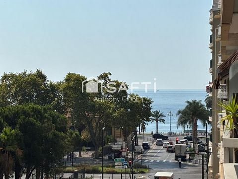 appartement 81m2 , 3P traversant lumineux vue mer