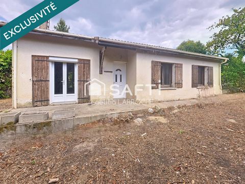 Maison de plain pied 80m² 3 chambres