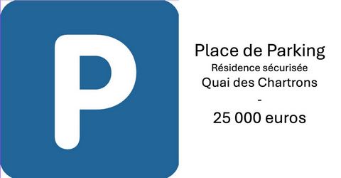 Place de Parking - Résidence sécurisée - Quai des Chartrons