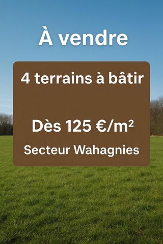 Terrain à Bâtir à partir de 125€/m²