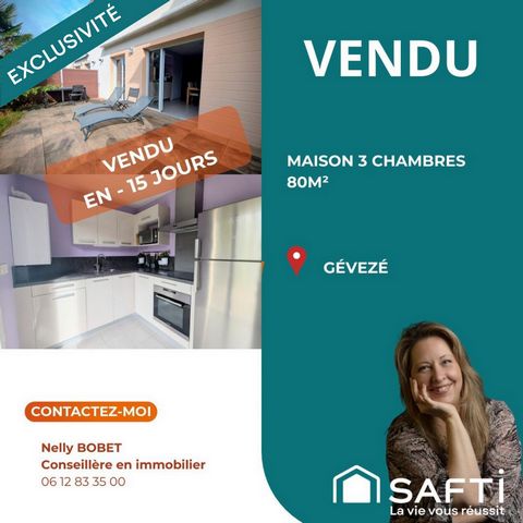 Gévezé commune de Rennes Métropole - Maison jumelée - 3 chambres