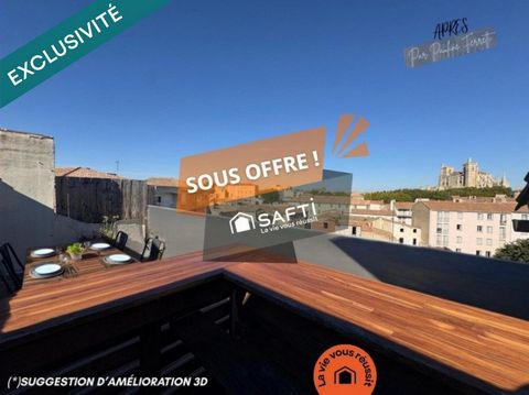 Appartement centre, T3 45m2 terrasse tropézienne