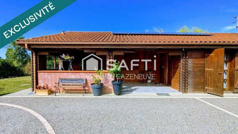 Maison en madriers de bois, charme et fonctionnalité