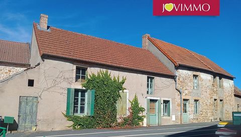 Located in Montvicq. BEAUTIFUL TOWNHOUSE JOVIMMO votre agent commercial Liesbeth MELKERT ... Charming village house located on a quiet road, consisting of two connected houses. On the ground floor there is a spacious kitchen with a door to the garden...
