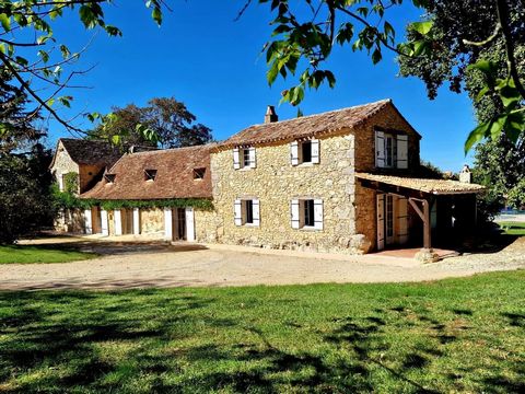 This stunning old farm house is set in a very private location, it sits centrally in its vast parkland gardens behind a gated access and benefits from an inground 12 x 6m heated swimming pool and pretty terraces. The entrance is grand, leading to the...