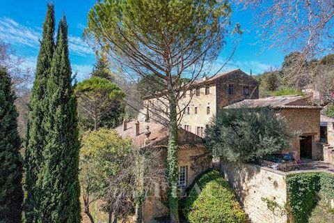 This late 17th century property steeped in history is located in walking distance of Jouques village twenty minutes from Aix en Provence. Offering about 1000 sqm of floor space and 602 sqm of living space as defined by the Carrez Law, it includes a 6...