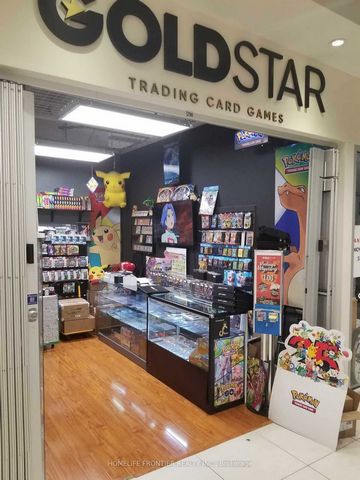 Fantastic opportunity to own a turn-key Card Trading Business. Business in high traffic Yonge and Steeles. Loyal Clientele & Profitable business. Niche market business that doesn't come-by often. Has both access to Prince Distribution & Grosner Distr...