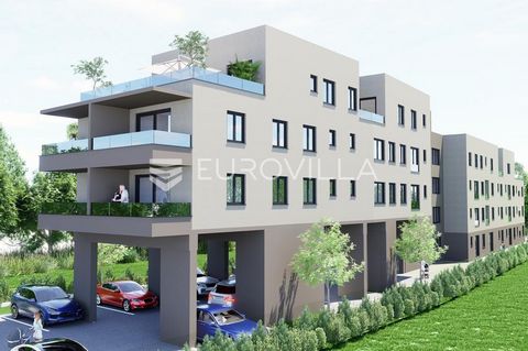 Zagreb, Trnava, one-room apartment on the ground floor in a new building with an elevator of 42 apartments and parking spaces in an excellent location. Apartment S2.27 is located on the second floor and consists of a living room with a kitchen and a ...