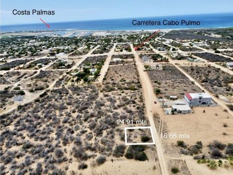 Additional Description ENCHANTED VIEW LOT LA RIBERA BCS Land with a beautiful view of COSTA PALMAS the marina the sea and the mountains the ideal place for your rest home or investment for an excellent return on income The area has great demand and g...