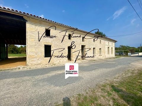 Lagorce 33230 - Vanessa and Frédéric present this stone building to renovate in the town of Lagorce. It is located 5 minutes from COUTRAS and all its amenities, 1 hour from BORDEAUX and 30 minutes from LIBOURNE. This beautiful stone building will bri...