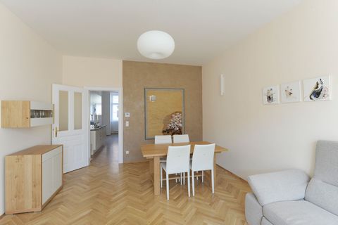 Our apartment “Klepalski” is located in the 3rd district of Vienna, Radetzkystraße 5/12 and is very easy to reach by public transport. The modern and fully furnished apartment with a size of 53 m², has a bedroom, a living room, a fully equipped kitch...