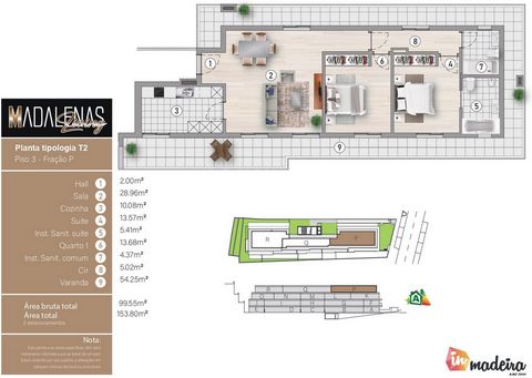 Descubra o seu refúgio perfeito na cidade de Funchal, neste magnífico apartamento de 2 quartos e 2 casas de banho. Com uma área total de 153,8m², este espaço luminoso e moderno está em condições impecáveis e foi construído em 2024. A propriedade apre...