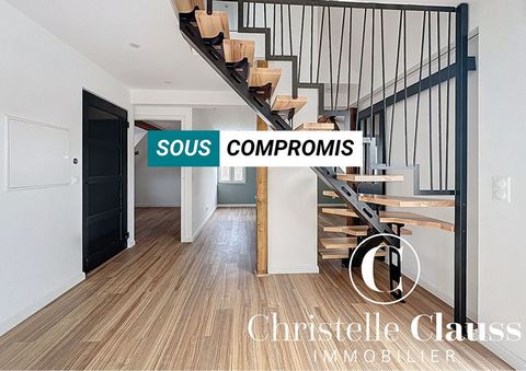 - SOUS COMPROMIS : dans votre agence Christelle Clauss immobilier à Bischheim Venez découvrir ce 3 pièces de 54.8 m2 au sol (47.75 m2 carrez) au coeur de SCHILTIGHEIM. Niché au 2e étage et dernier étage d'une petite copropriété de 3 logements, des an...