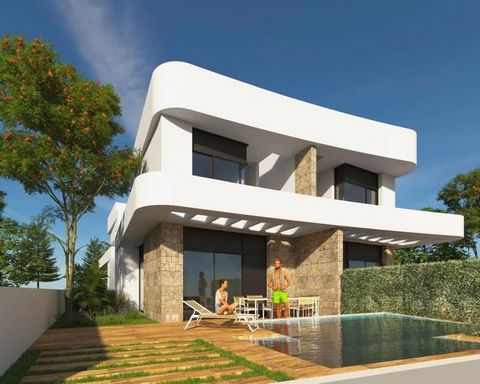 VILLAS PAREADAS DE OBRA NUEVA EN LOS MONTESINOS Proyecto de Obra Nueva situado en La Herrada (Los Montesinos), en una ubicación privilegiada cerca de las mejores playas de Guardamar y con todas las comodidades que ofrece un gran municipio como Los Mo...