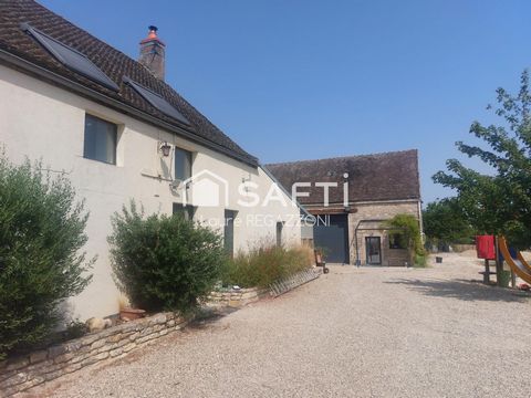 Famille ou projet pro : maison en pierre, 5 chambres, terrain piscinable, dépendances