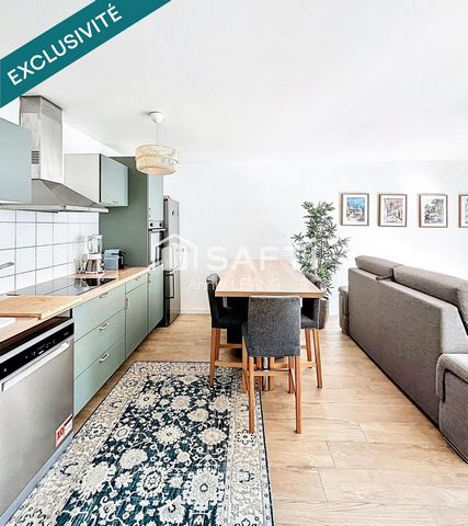 Bel appartement 3 pièces lumineux avec balcon, parking et métro/Westfield à 5 minutes, au cœur de Rosny-sous-Bois.