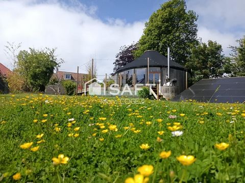 Maison en ossature bois sur terrain constructible de 1091m2 à La-Capelle-Lès-Boulogne