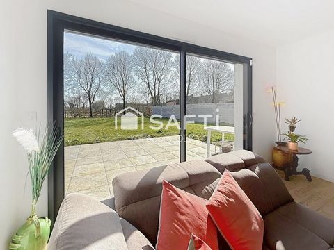 Maison contemporaine, de plain-pied, 3 chambres