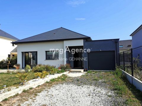 PLAIN PIED CONTEMPORAIN 2022- 3 CHAMBRES - GARAGE - JARDIN