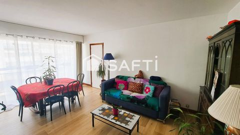 Appartement T3 en étage avec ascenseur, loggia et cave