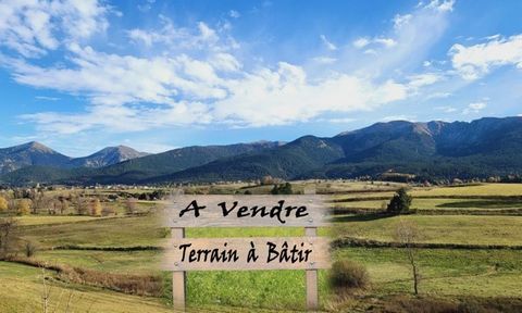 Terrain à bâtir au pied des pistes vue panoramique