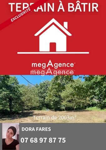 ** Terrain de 2003 m² à bâtir et construire sur Marcoussis**