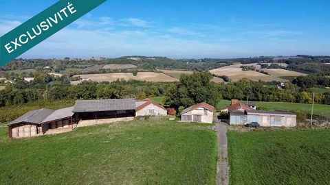 Ferme avec plus de 27 ha à Laugnac, vue dégagée