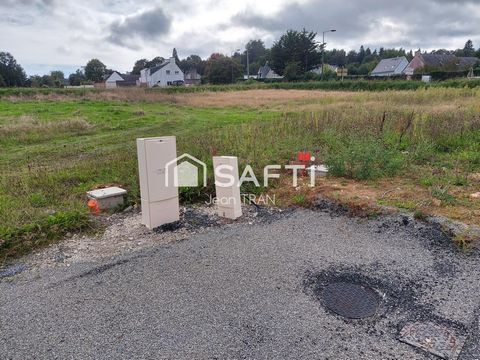 PLEUVEN, terrain constructible viabilisé de 609 m²