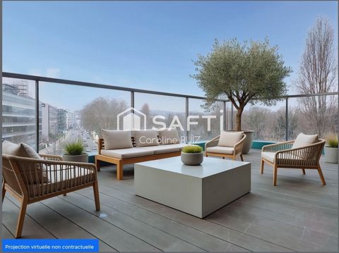 3mn du RER C Val de Seine#20m2 de terrasse plein Sud