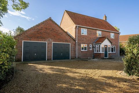 This spacious family detached home has a setting tucked away on a quiet cul-de-sac in the popular market town of Dereham within easy reach of the many amenities the town has to offer. A stone’s throw from the A47, destinations such as Norwich, Swaffh...