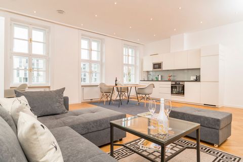 In the 9th district of Vienna, a fully equipped, accessible one-bedroom apartment awaits you to come and explore the city of Vienna. The 63-square-meter apartment offers accommodation perfectly for 3 people, with one big double bed and a convertible ...