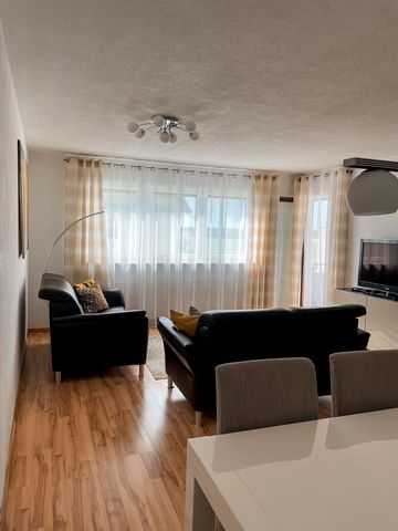 The flat is located on the 2nd floor of a multi-family house on the outskirts of Bad Schönborn's Kraichbach. All rooms of the flat can be accessed via the central hallway. In addition to the daylight bathroom, kitchen and balcony, there are 3 further...