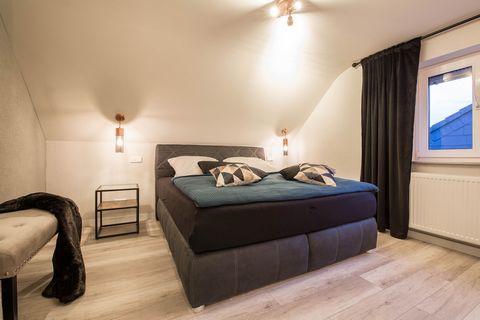 Our charming cosy and quite 80 sqm top floor apartment which has recently been renovated is located in Zweibrücken - Ernstweiler. The apartment has a bedroom, a bathroom with a shower, a living room, a study and a modern fully equipped kitchen as wel...