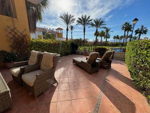 A beautifully presented south facing, ground floor apartment located within a secure community, ideal for all year round living or a lock up and leave.    The community is Salinas de Vera, in Vera Playa, located within easy reach of the beaches, wate...